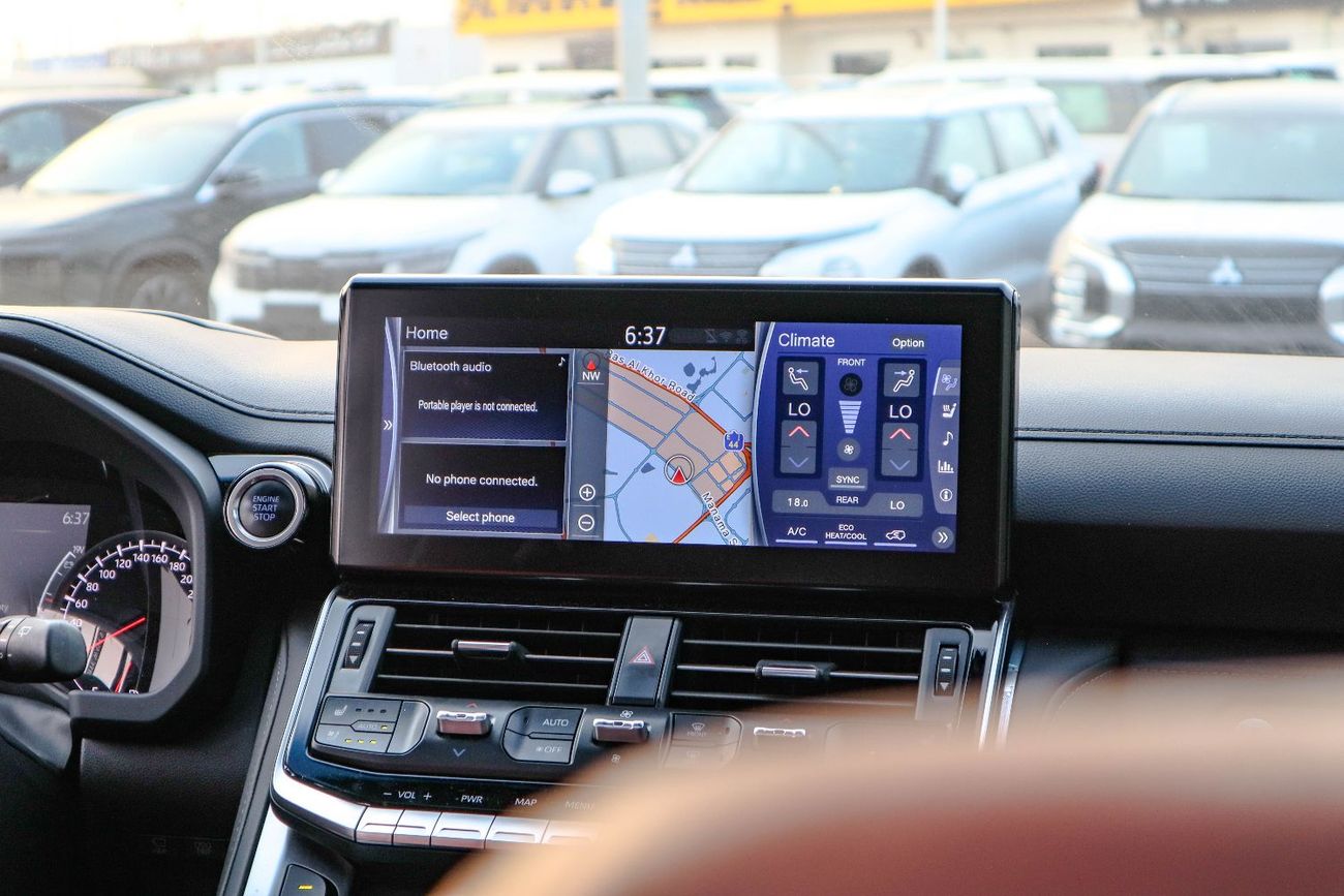 Toyota Land Cruiser VXR 3.5L 2023 Toyota Land Cruiser VXR (3.5L Twin-Turbo V6, Full Option, White Exterior, Red Interior