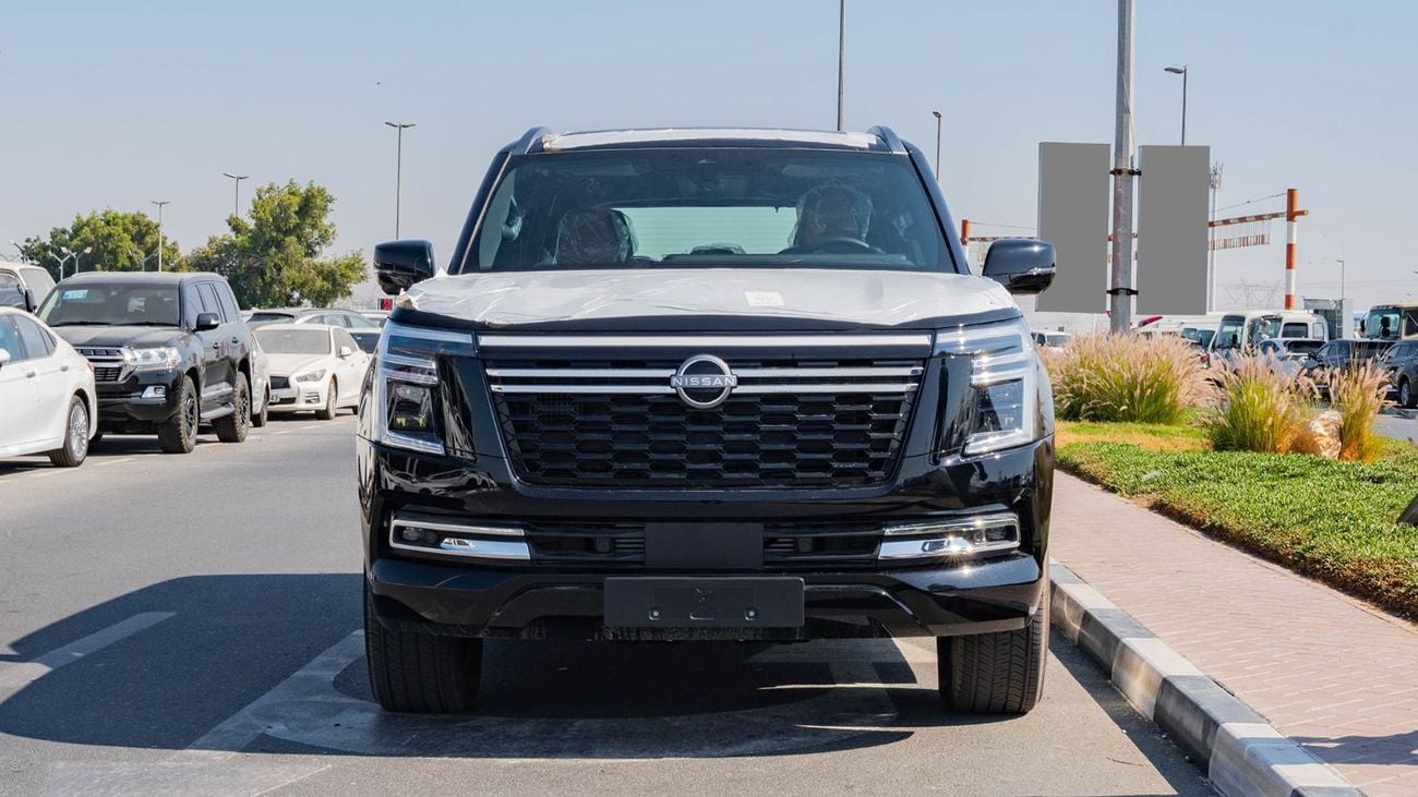 نيسان باترول 2026 Nissan Patrol Titanium 3.5L Twin Turbo AT Petrol (Black-Tan)