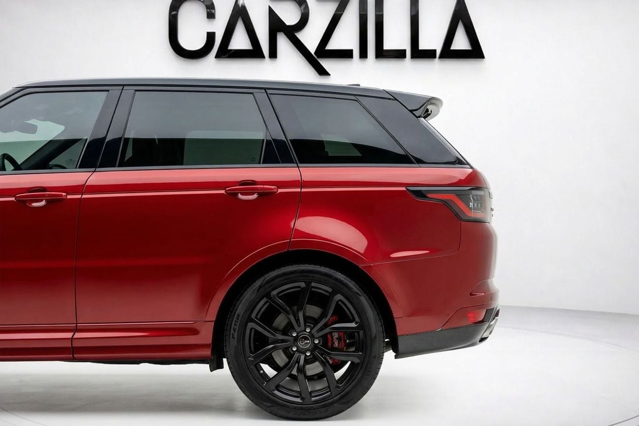 Land Rover Range Rover Sport SVR AED 4,504 P.M | 0% Down Payment | Supercharged | High Performance SUV