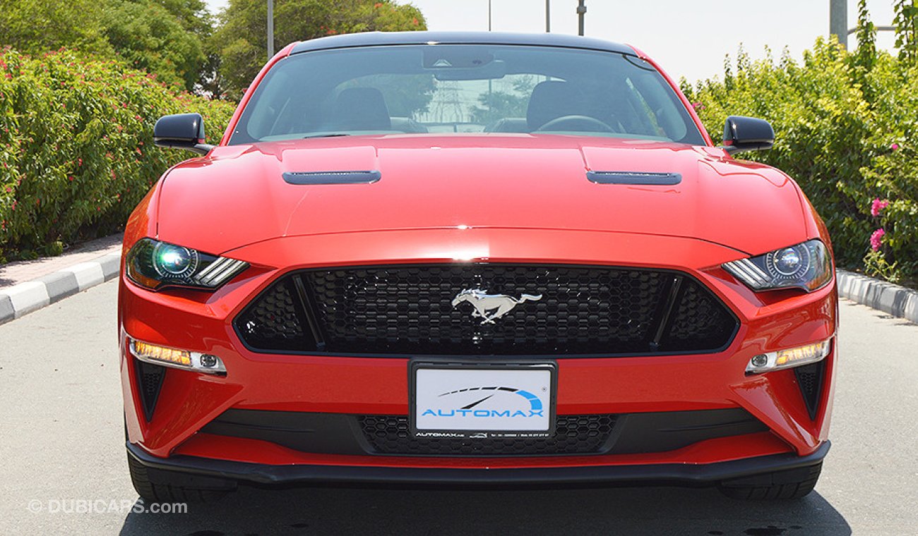 Ford Mustang GT Premium 2018, 5.0 V8 GCC, 0km with 3 Years or 100K km Warranty and 60K km Service at Al Tayer