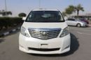 Toyota Alphard TOYOTA ALPHRED VIP  V6 FULL OPTIONS 2012 RIGHT HAND DRIVE