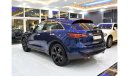 Infiniti QX70 Sports Sports Sports EXCELLENT DEAL for our Infiniti QX70s ( 2016 Model! ) in Blue Color! GCC Specs