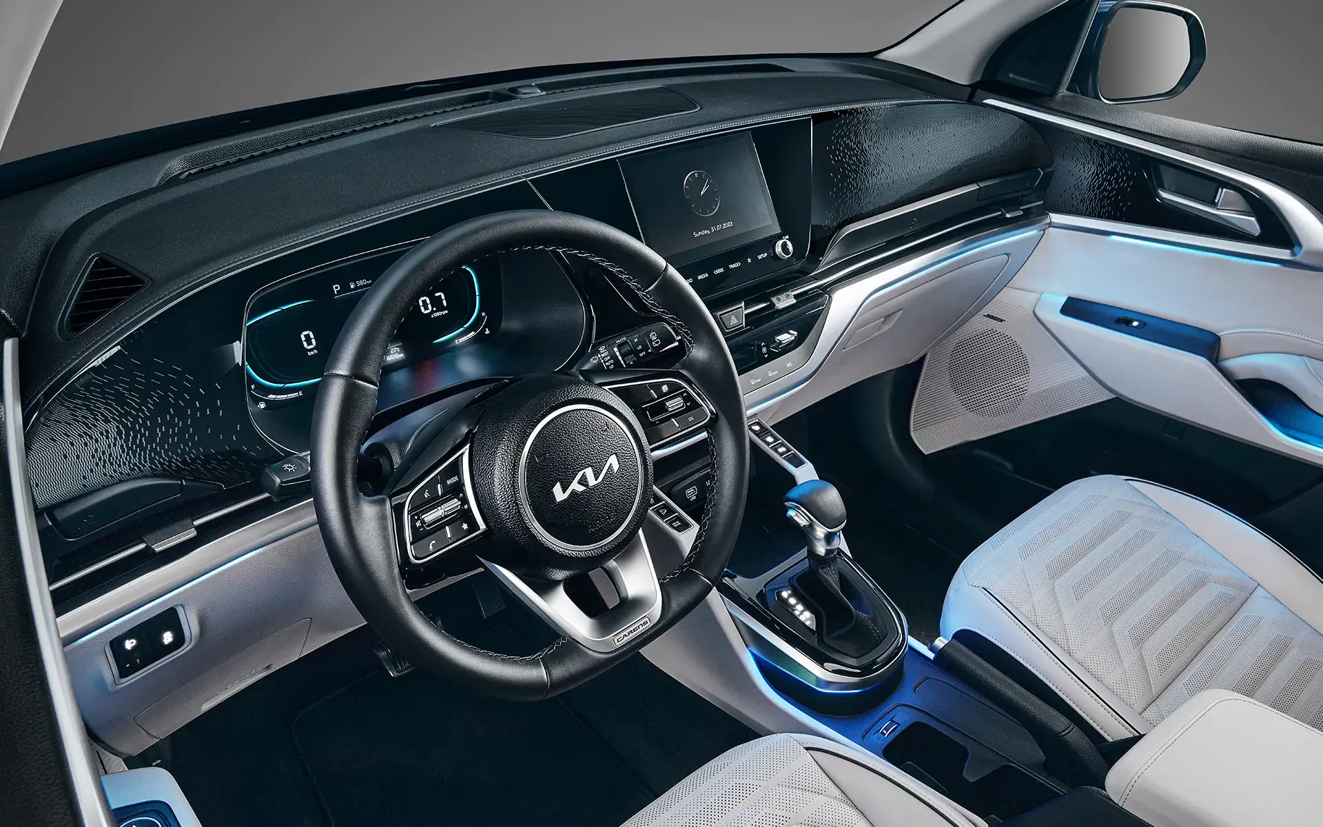 Kia Carens interior - Cockpit