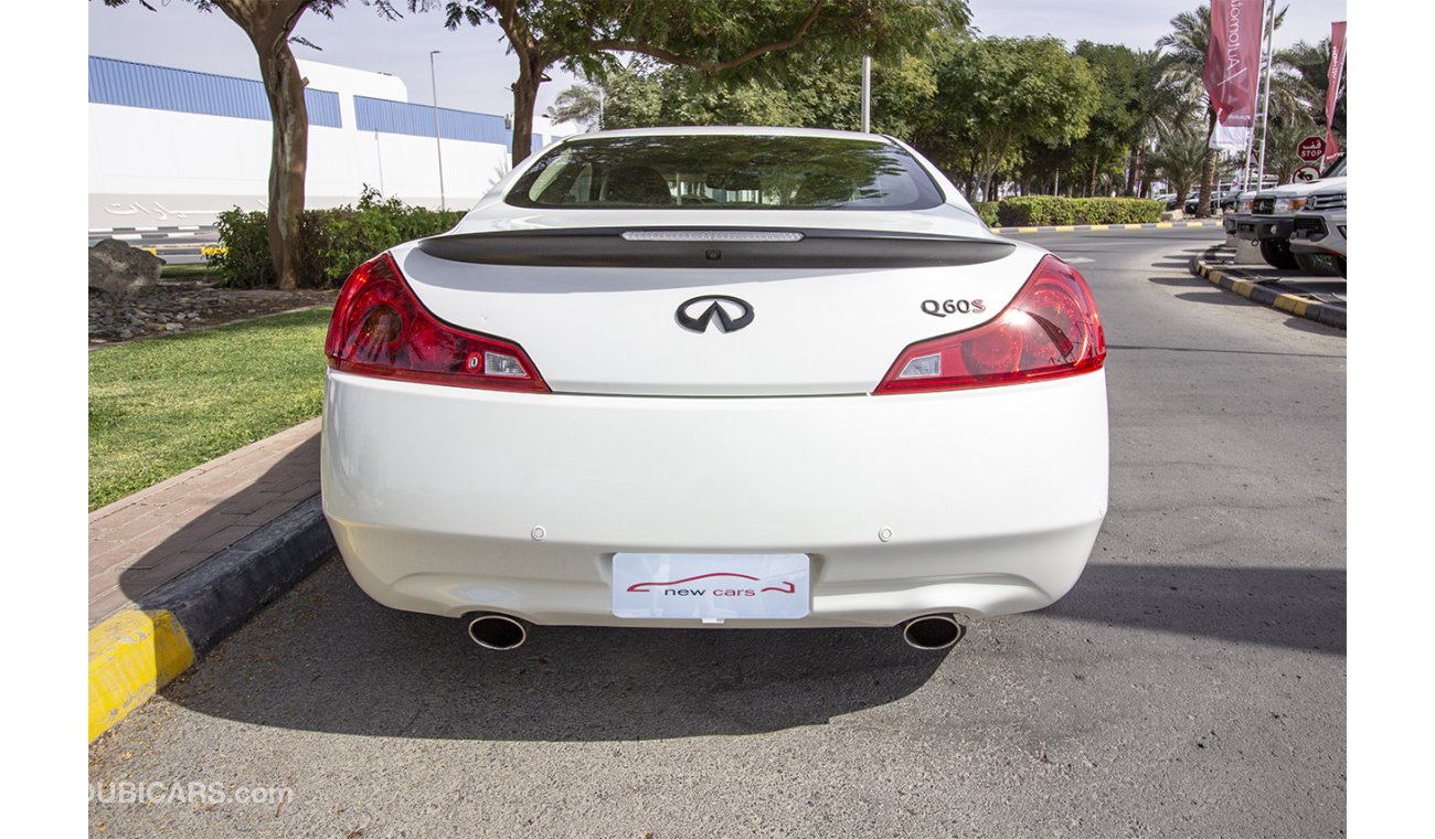 Infiniti Q60 INFINITI Q60 -2014 - GCC - ZERO DOWN PAYMENT - 1080 AED/MONTHLY - 1 YEAR WARRANTY