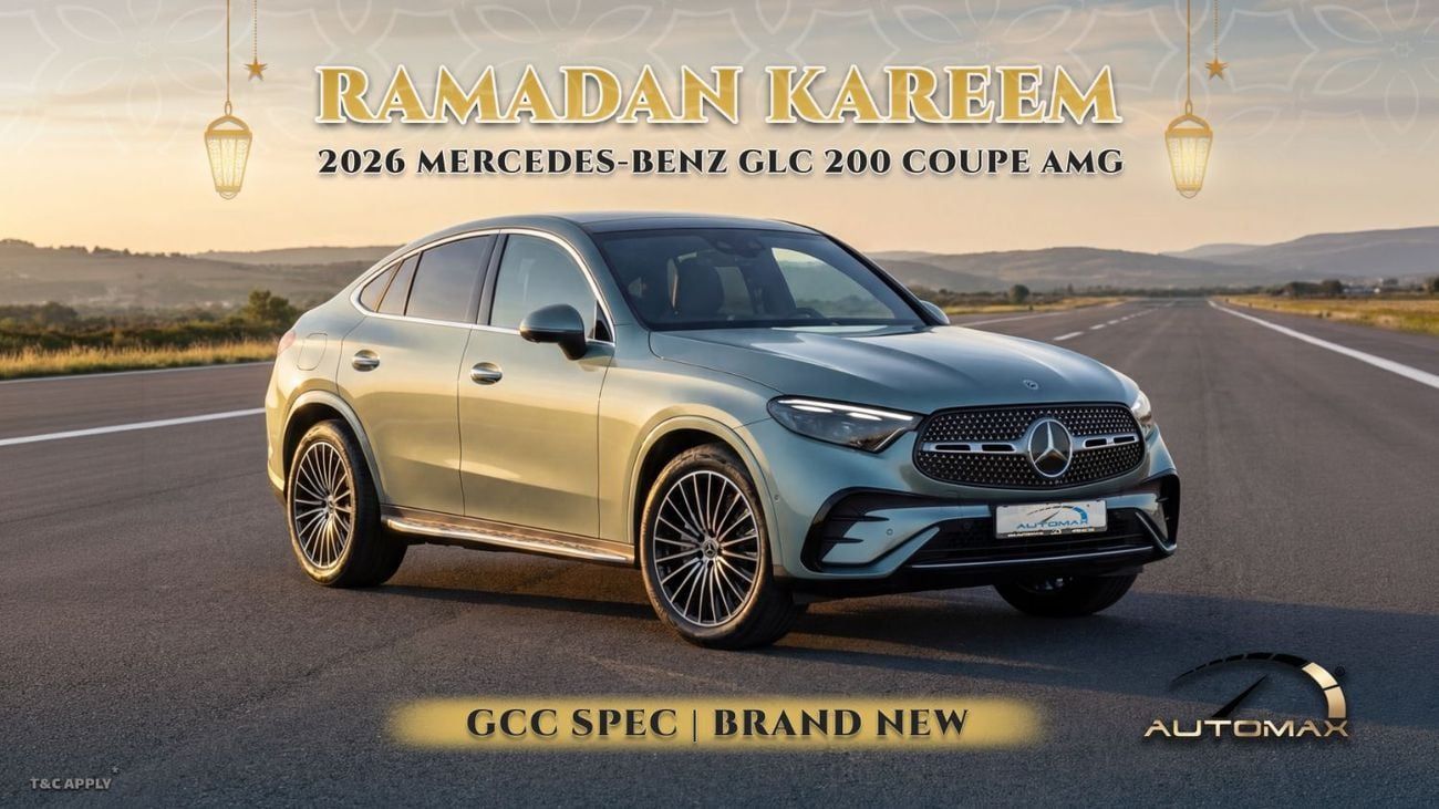 Mercedes-Benz GLC Coupe 200 AMG 4Matic EQ Boost 2026 GCC 0Km With 2 Years Unlimited Mileage Warranty @Official Dealer