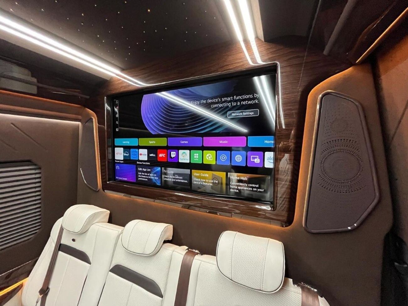 مرسيدس بنز سبرينتر 2024 VVIP MERCEDES SPRINTER with Extra AC, VB Rear Air Suspension and Toilet with Warranty