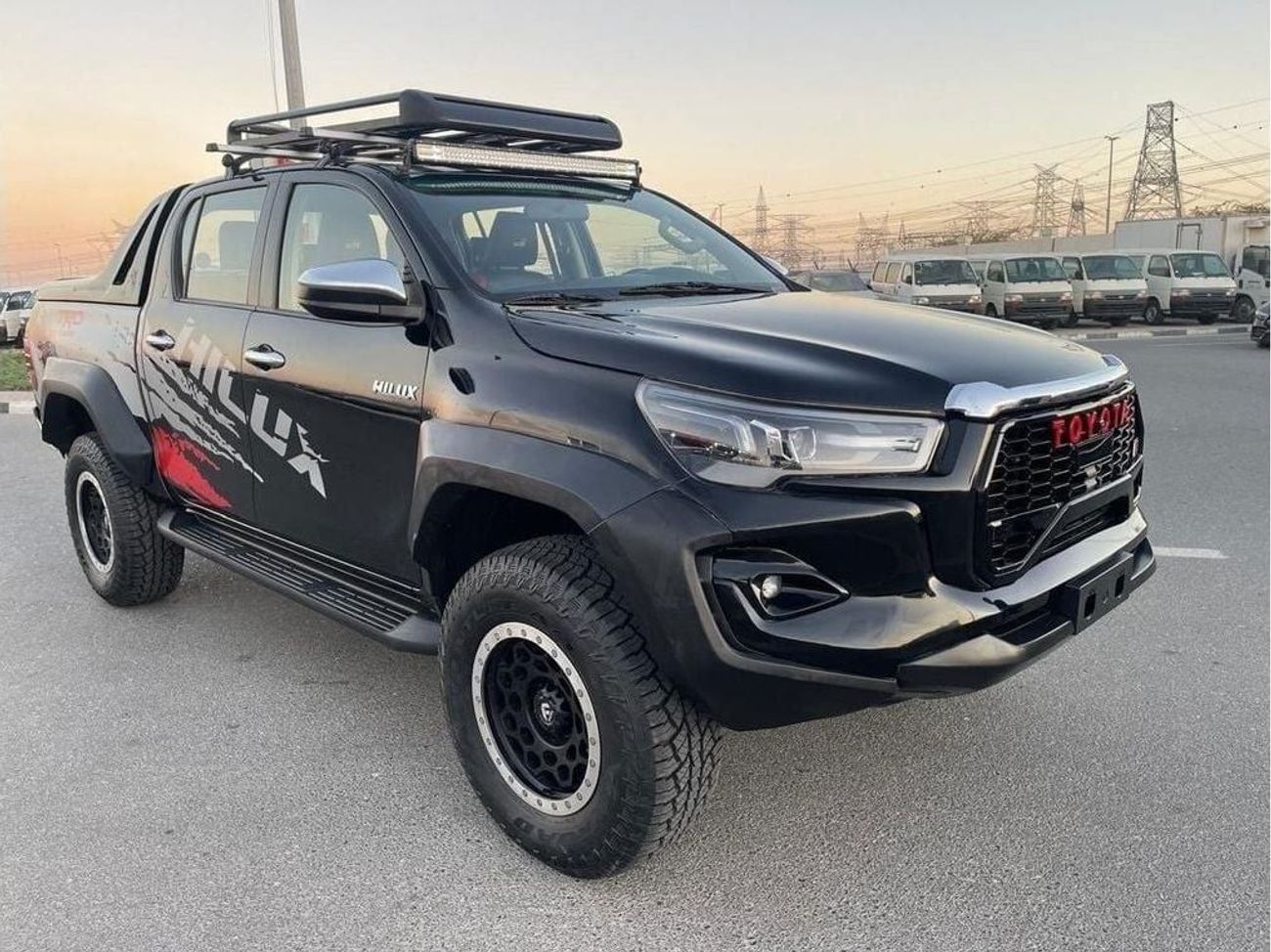 تويوتا هيلوكس 2020 Face-lifted 2024 GR Sports V4 GCC Specifications  Full Option