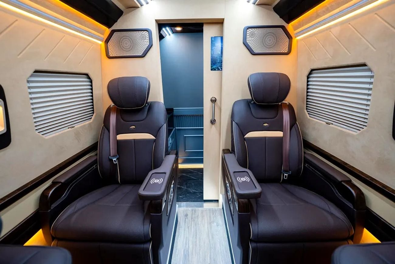 Mercedes-Benz Sprinter VVIP MERCEDES with Bathroom, Additional AC and Air Suspension- 2 Years Warranty VLINE