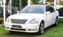 Lexus LS 430 American import white color inside beige 1/2 ultra full option slot leather alloy wheels wood sensor