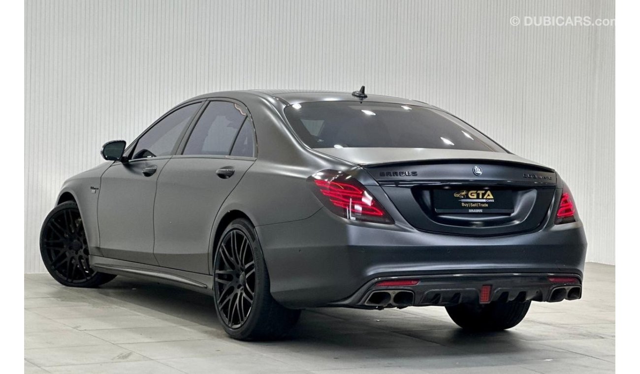 مرسيدس بنز S 63 AMG 2015 Mercedes-Benz Brabus S63 AMG, Service History, 650HP, Low kms, GCC Specs