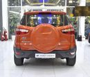 Ford EcoSport EXCELLENT DEAL for our Ford EcoSport Titanium ( 2016 Model ) in Orange Color GCC Specs
