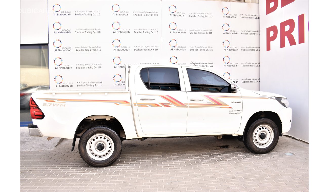 Toyota Hilux AED 1762 PM | 2.7L GLS 4WD GCC WARRANTY