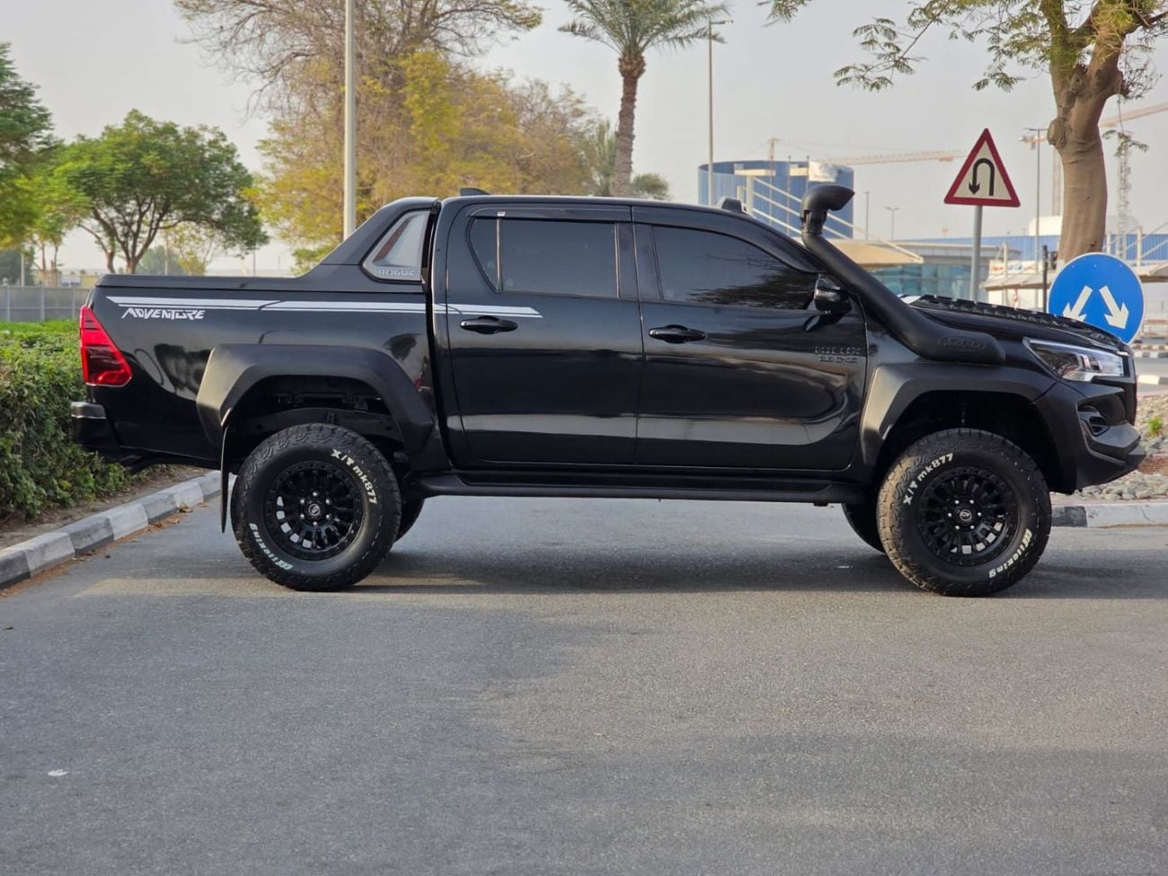 Toyota Hilux ADVENTURE 2024 | 2.8L DIESEL | AT | RHD | MODIFIED TO GR SPORTS | SPORTS BAR | ROOF MOUNTED LED LIGHTS | BONNE