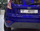 فورد فيستا Ford Fiesta ( 2015 Model ) in Blue Color GCC Specs