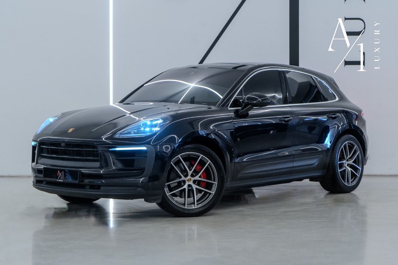 بورش ماكان S 2.9L 2022 Porsche Macan S, Full Service History, Service Contract, Excellent Condition, GCC Spec
