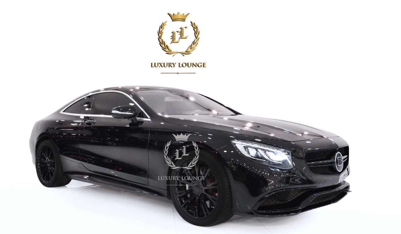 مرسيدس بنز S 63 AMG كوبيه BRABUS,GCC SPECS,FULL SERVICE HISTORY