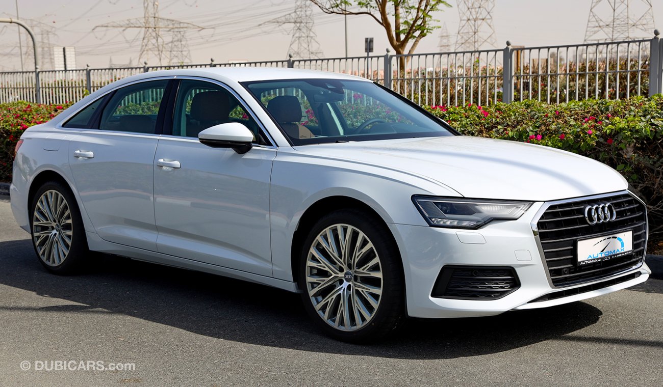 Audi A6 40 TFSI S-Tronic FWD GCC 2021 0km W/3 Yrs Ultd Miles and 5 Yrs or 75K km Svcs @ Dealer.