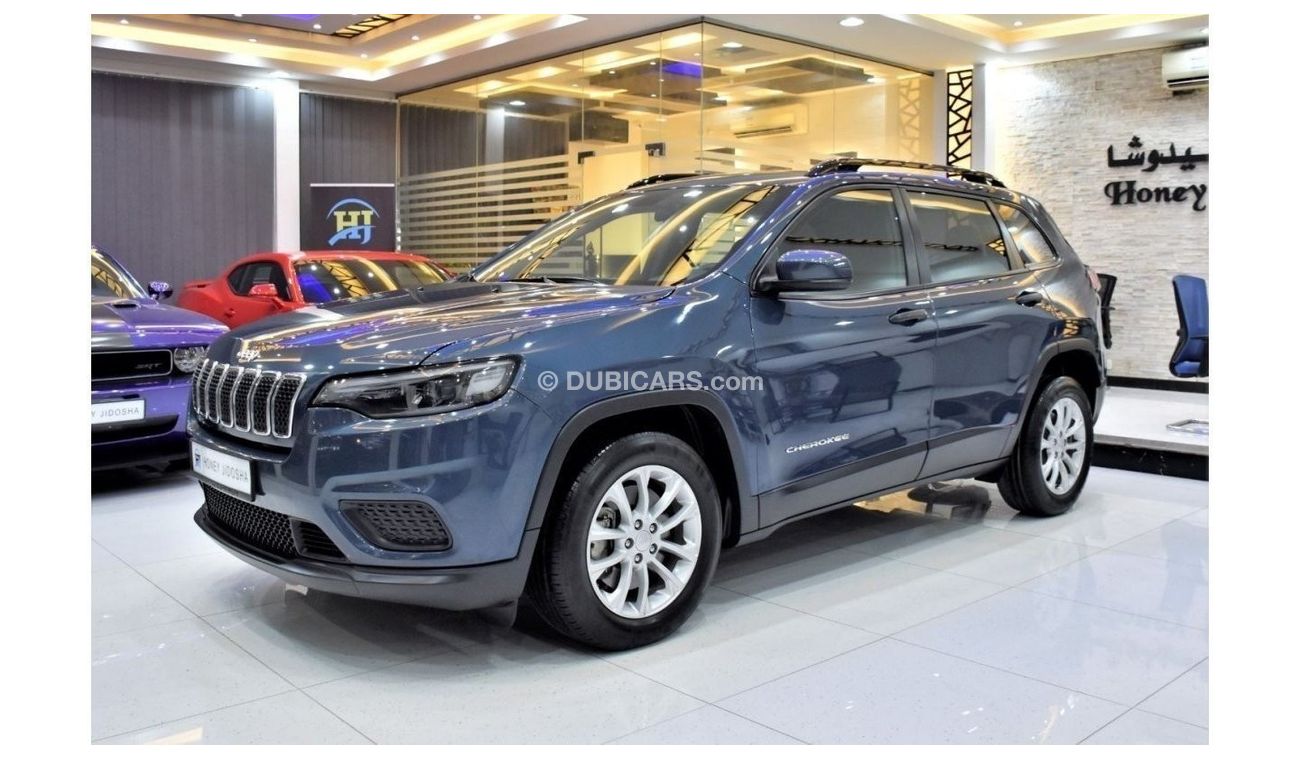 Jeep Cherokee EXCELLENT DEAL for our Jeep Cherokee SPORT ( 2020 Model ) in Pastel Blue Color GCC Specs