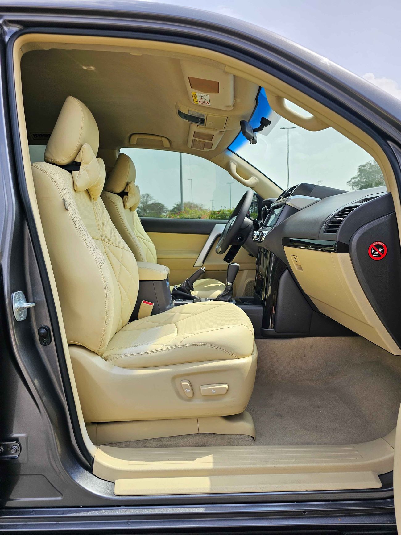 Toyota Prado GXR V6/ ORG SHAPE/ BODY KIT/ ELECTRIC-LEATHER SEATS/ DVD/ TYRE UP/1138 MONTHLY/LOT#52430