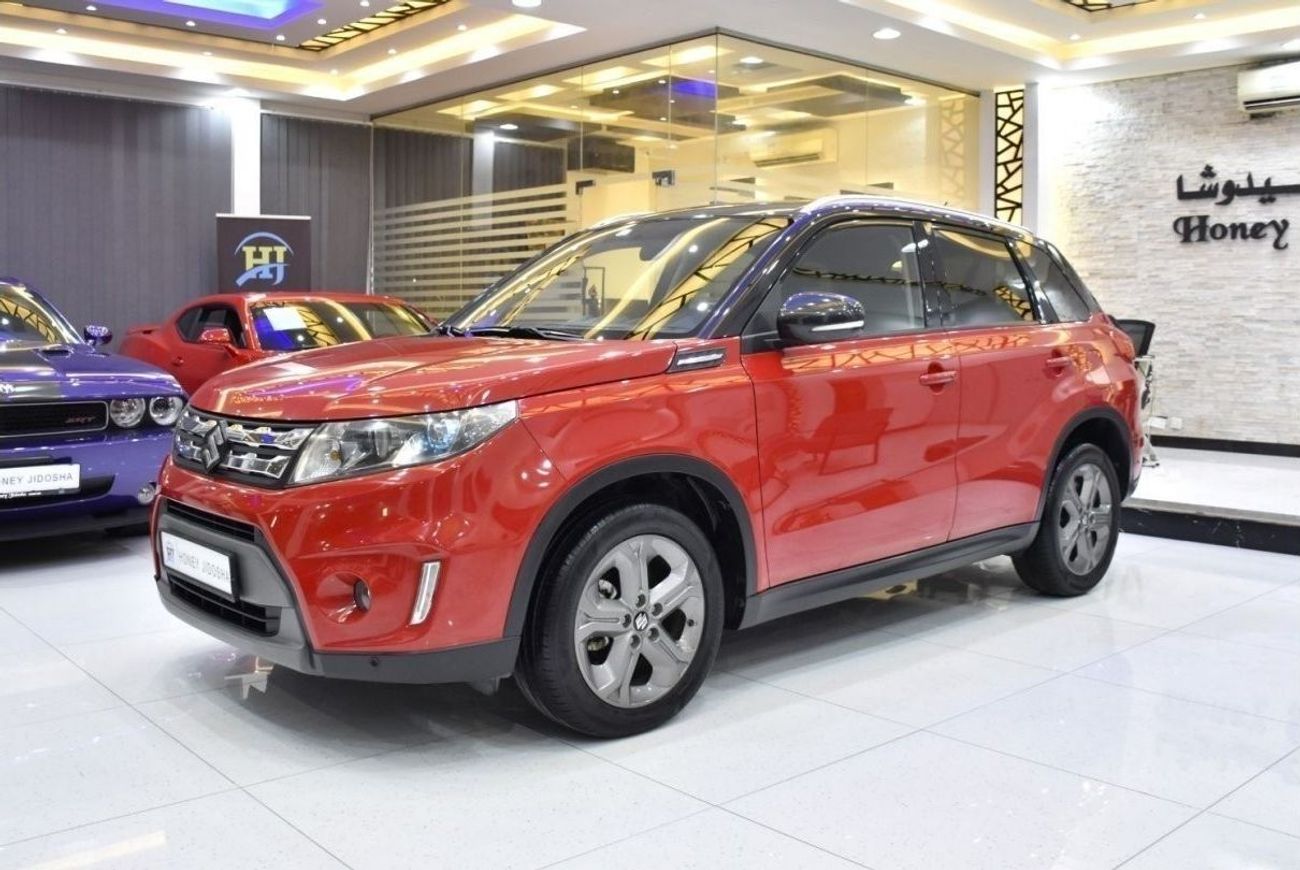 Suzuki Vitara EXCELLENT DEAL for our Suzuki Vitara ( 2017 Model ) in Red Color GCC Specs