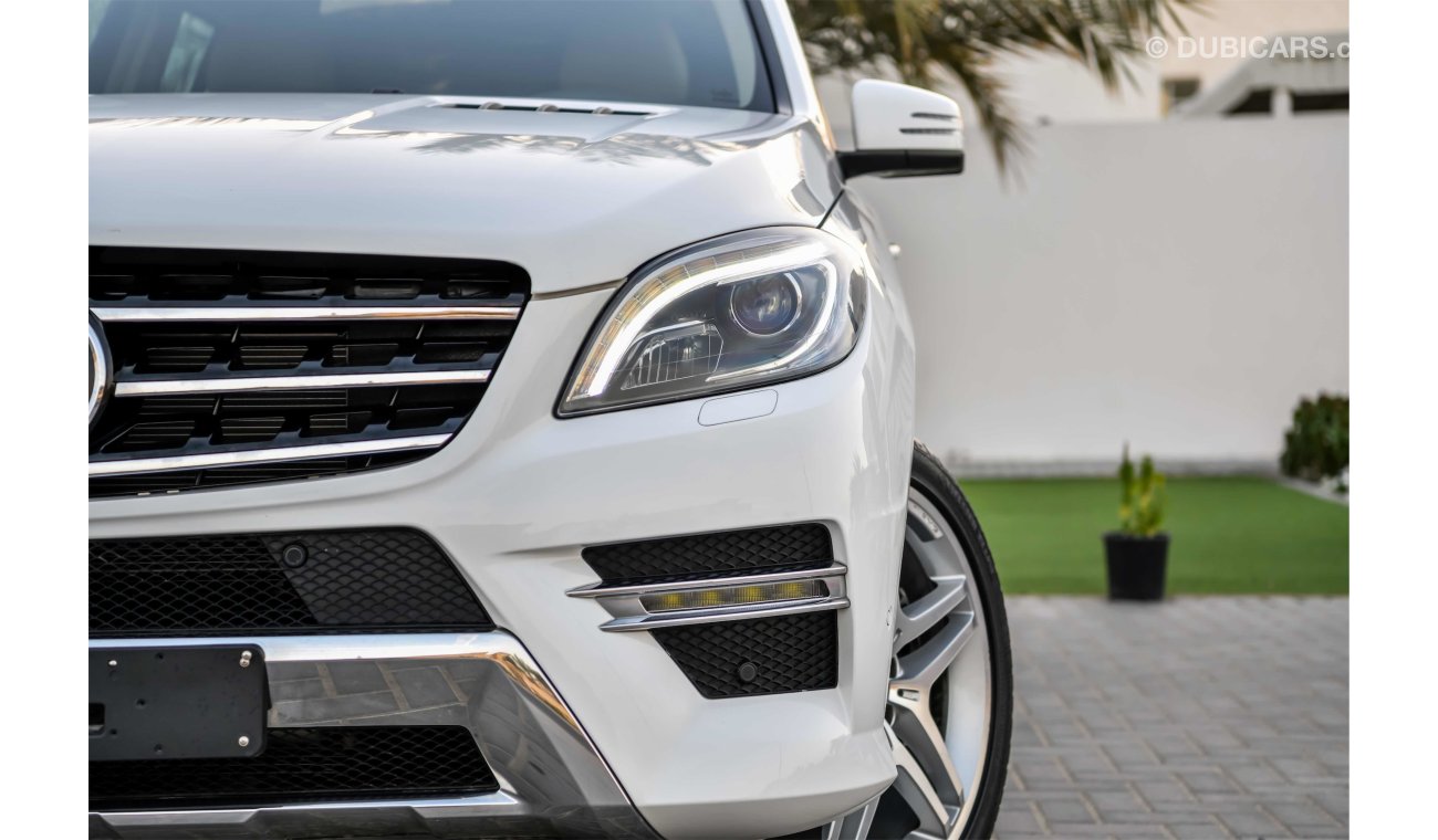 مرسيدس بنز ML 500 4.6L V8  - 2014 - 2 Years Warranty! - AED 2,722P.M. AT 0% DOWNPAYMENT