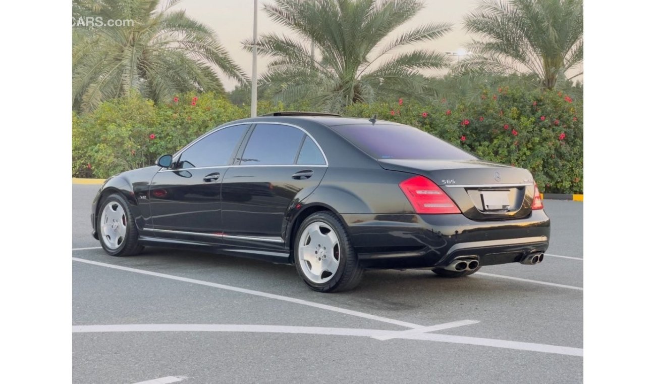 مرسيدس بنز S 65 AMG مرسيدس S65 وارد اليابان 2008 فل اوبشن فتحة نايت فيجن 12 سلندر بدون حوادث