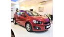 شيفروليه سونيك AMAZING Chevrolet Sonic 2014 Model!! in Red Color! GCC Specs