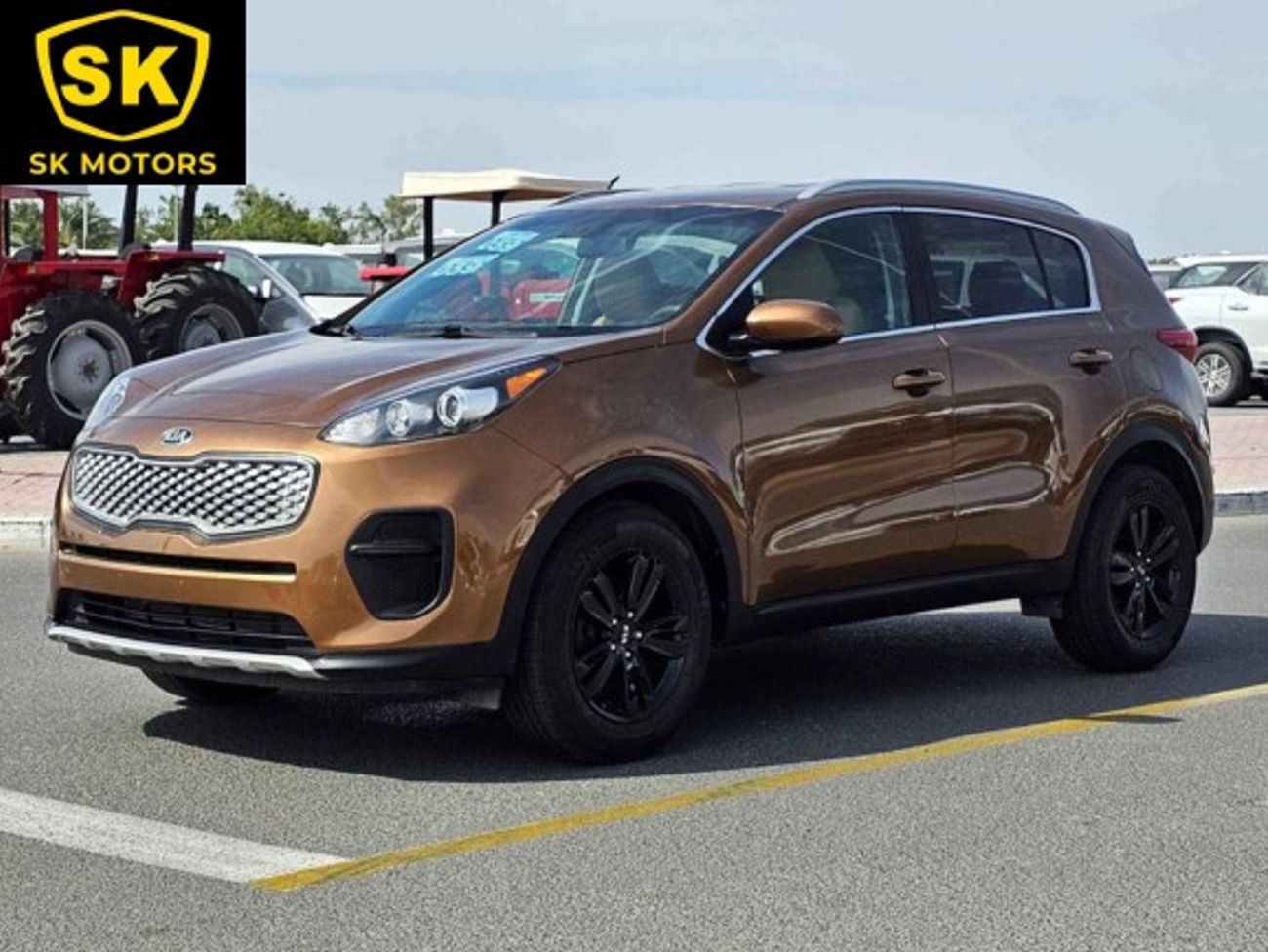 كيا سبورتيج LX // 634 AED Monthly // LEATHER // ORG AIRBAG (LOT # 48123)