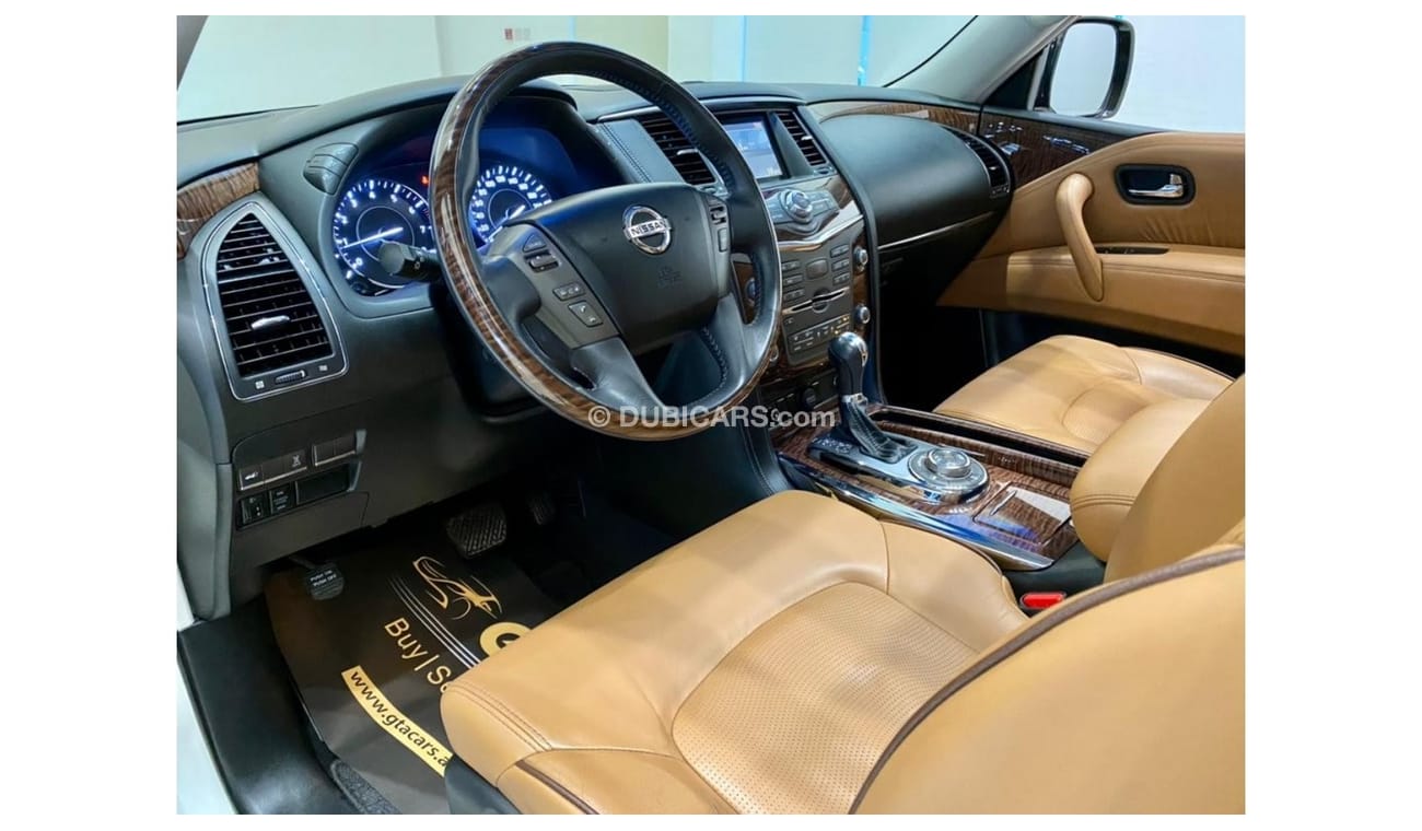 نيسان باترول 2016 Nissan Patrol Platinium, Service History, Warranty, Top Options, GCC