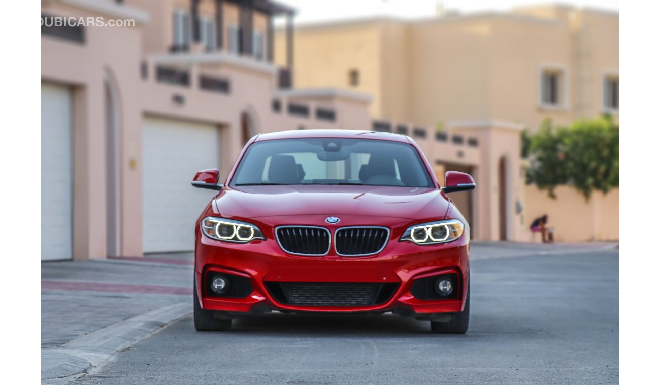 BMW 220i M sport AED 1,550 P.M with 0% Downpayment