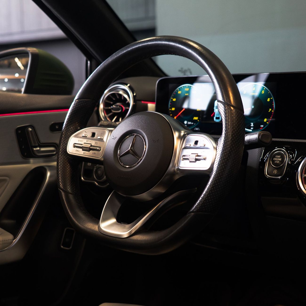 مرسيدس بنز A 180 AED 1,724  pm  • 0% Downpayment • Mercedes A180 AMG • 1 Year Warranty