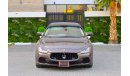 Maserati Ghibli S | 2,135 P.M (4 years) | 0% Downpayment | Impeccable Condition!