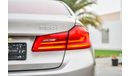 BMW 530i Luxury Line - Warranty and Service Contract - AED 3,505 Per Month! - 0% DP
