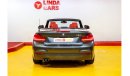 BMW 230i RESERVED ||| BMW 230i M-Kit Convertible 2018 GCC under Agency Warranty with Flexible Down-Payment.