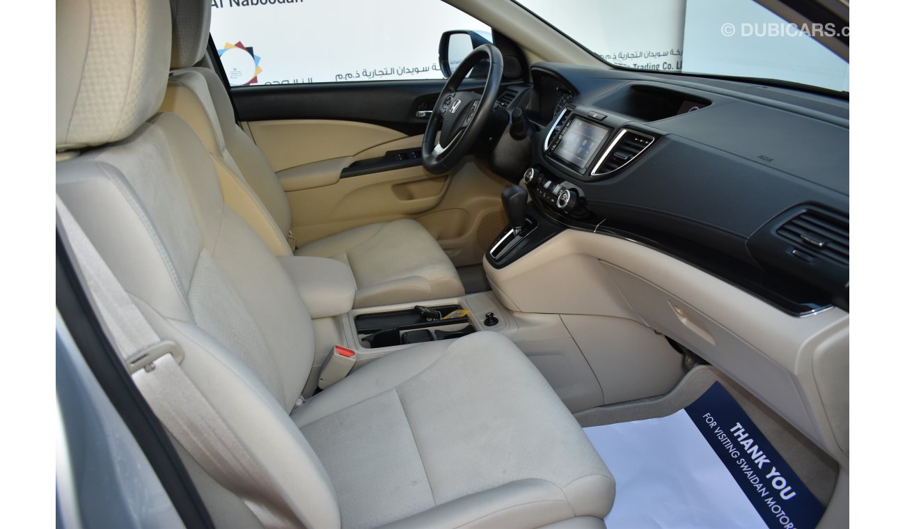 Honda CR-V 2.4L EX MED OPTION WITH SUNROOF 2015 GCC DEALER WARRANTY