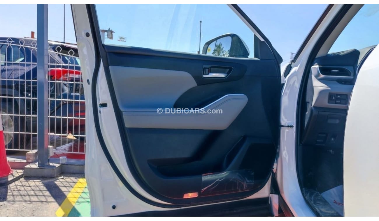 Toyota Highlander T- Highlander GLE 2023 White/gray 2.5L Hybrid, SUV, 4WD. ( for local registration +10%)