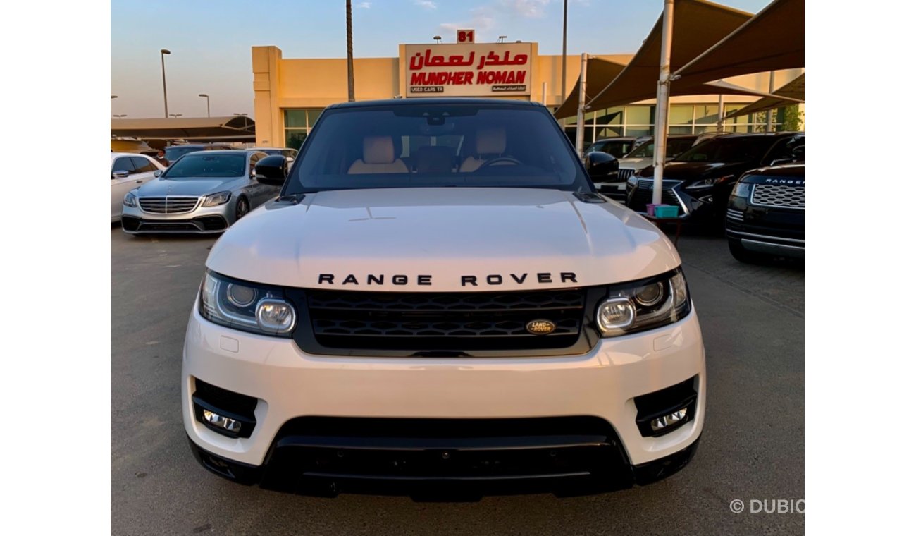 Land Rover Range Rover Sport Supercharged Supercharged Range rover sport  Model: 2017    The color of the car is white, the roof is black, and