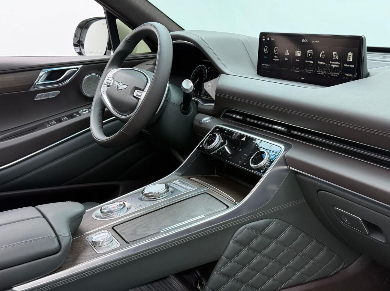 جينيسس GV80 2023 Genesis GV80 Black Edition, 2028 Genesis Warranty + Service Pack, Low Km, GCC