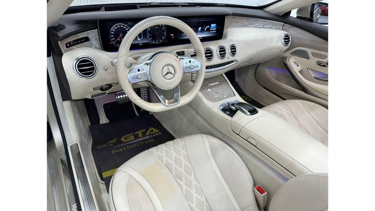 Mercedes-Benz S 560 Std 2019 Mercedes S560 Cabriolet Exclusive Edition,2024 Gargash Warranty + 2025 Gargash Service Cont