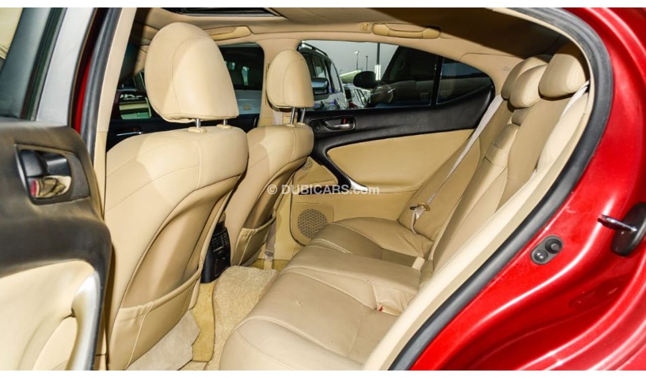 لكزس IS 300 خليجي موديل 2008 كت 2014 رقم واحد فتحه جلد رنجات حساسات كاميرا شاشه  مثبت سرعه  لاتحتاج لأي مصاريف