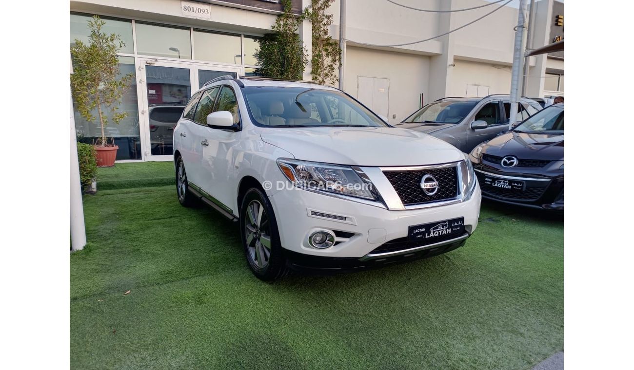 نيسان باثفايندر خليجى موديل 2013 صبغ وكالة بانوراما خمس كاميرات جلد مثبت بحالة ممتازة