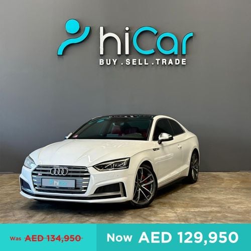 Audi S5 TFSI quattro AED 1,992pm • 0% Downpayment •S5 Coupe • 2 Years Warranty!