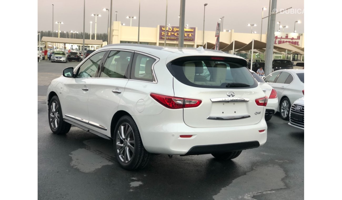 إنفينيتي QX60 موديل 2014 خليجي فل مواصفات فتحه سقف وكراسي جلد ومثبت سرعه وتحكم كهربي كامل ونظام صوت ممتاز وكاميرا