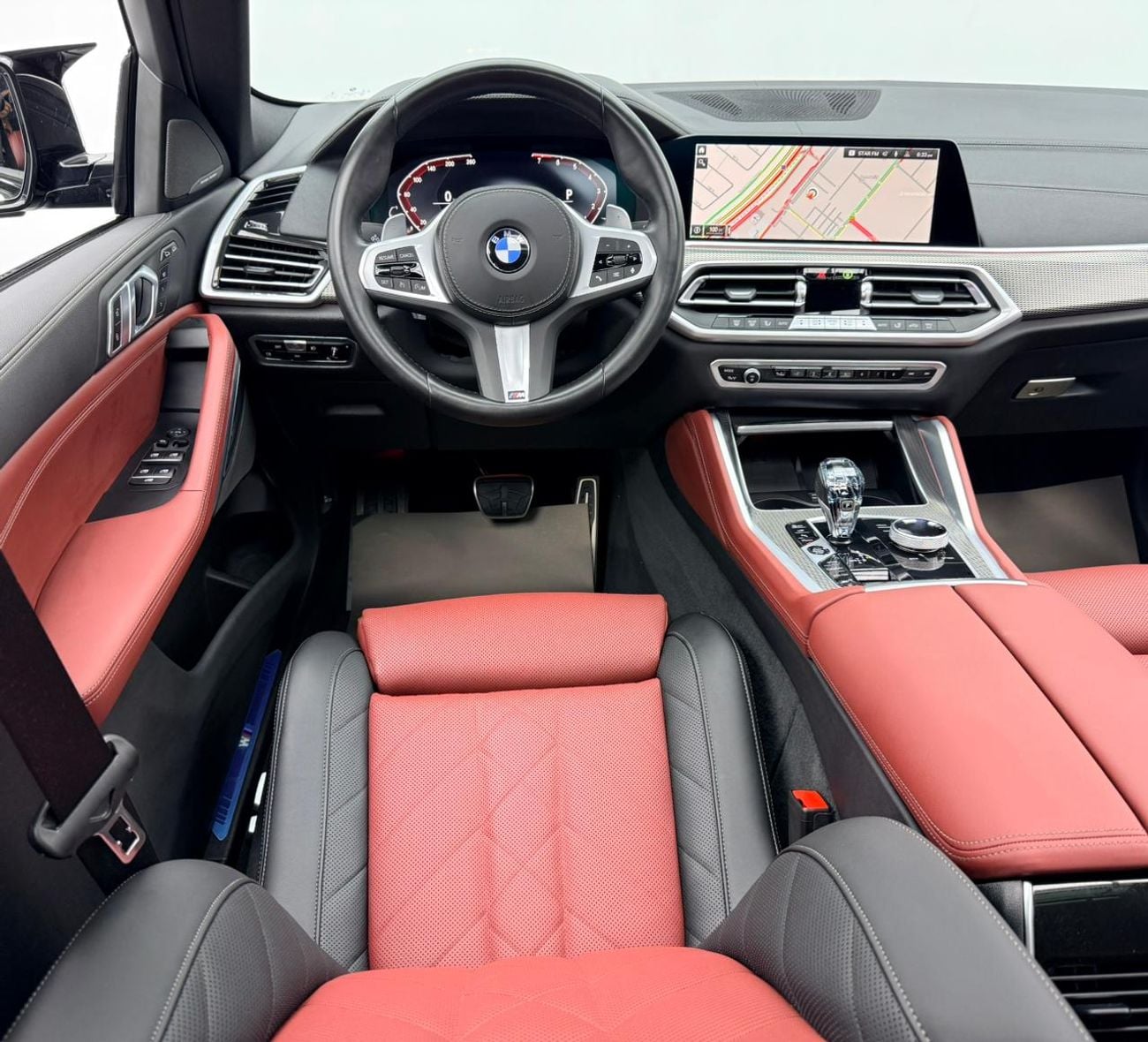 بي أم دبليو X6 2023 BMW X6 xDrive40i M-Sport, 2028 BMW Warranty + Service Pack, Full BMW Service History, GCC