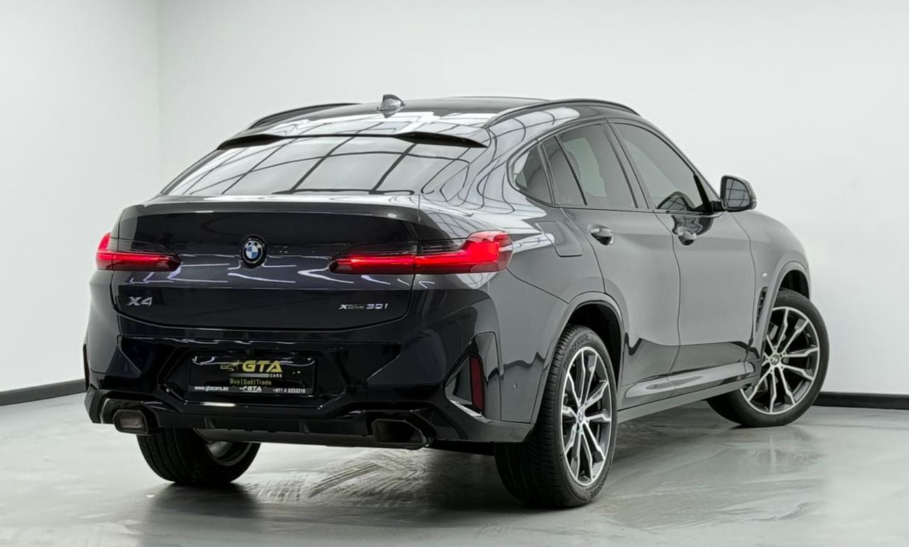 بي أم دبليو X4 xDrive 30i M Sport 2.0L 2024 BMW X4 xDrive30i M-Sport, 5 Years BMW Warranty + Service Pack, Very Low