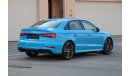 Audi S3 Exclusive Color GCC 2018 under Agency Warranty with Zero Down-Payment.