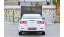 Chevrolet Malibu 764 P.M | 0% Downpayment |  Amazing Condition!