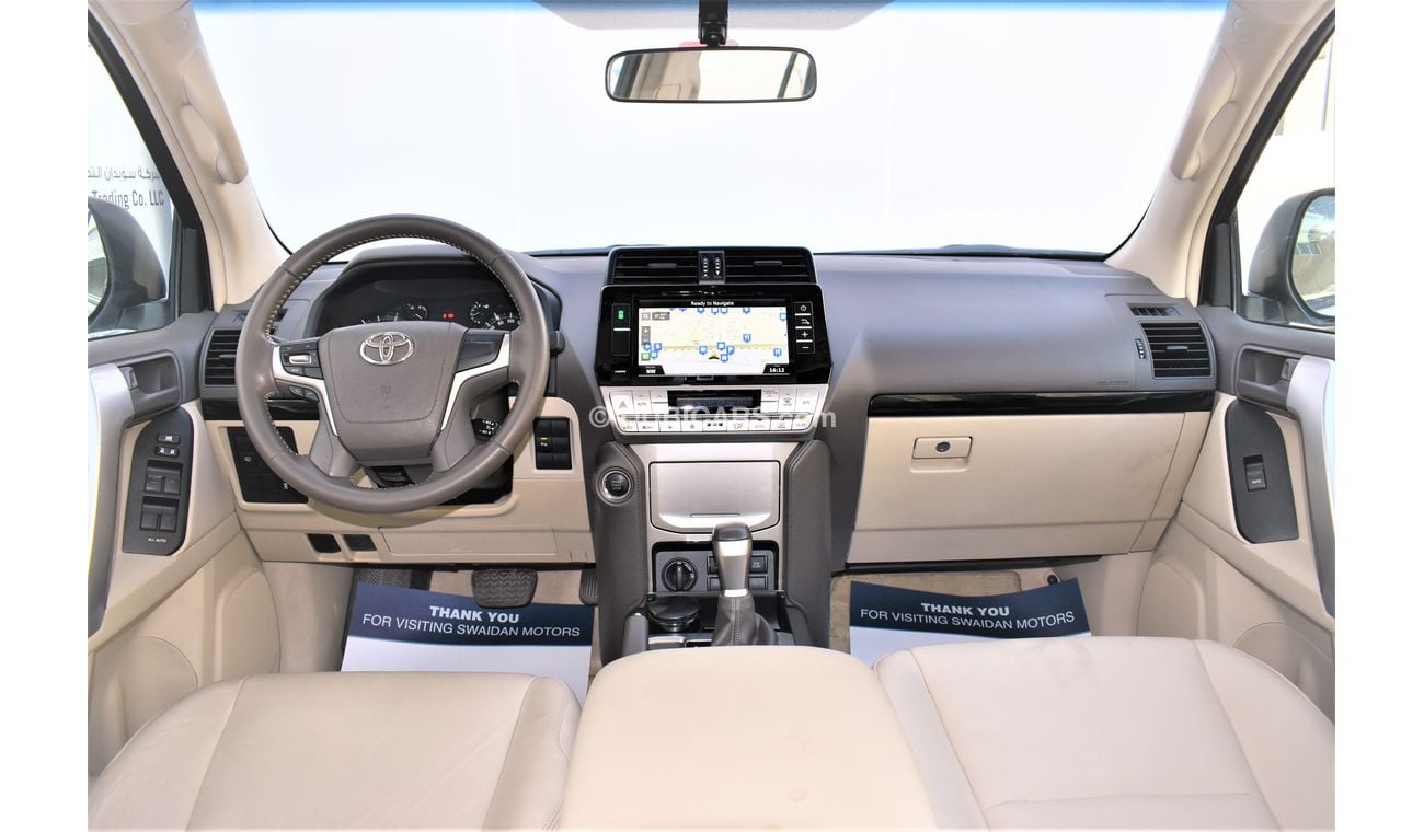 تويوتا لاند كروزر PRADO 4.0L VXR V6 4WD 2018 GCC SPECS DEALER WARRANTY