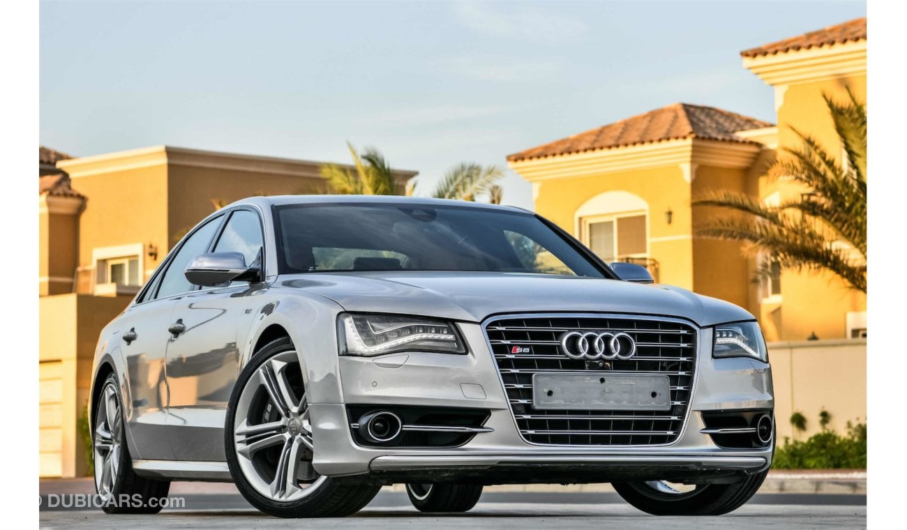 Audi S8 2 Years Warranty - Audi S8 4.0L V8 - 2014 -  AED 3,113 per month - 0% Downpayment