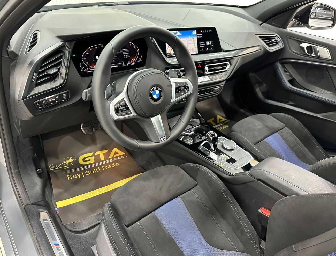 BMW 120i 2022 BMW 120i M-Sport, August 2027 BMW Warranty + Service Pack, Very Low Kms, GCC